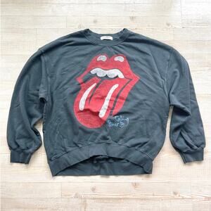 Daydreamer Rolling Stones 1989 Tour Crew Sweatshirt | Charcoal Size Large